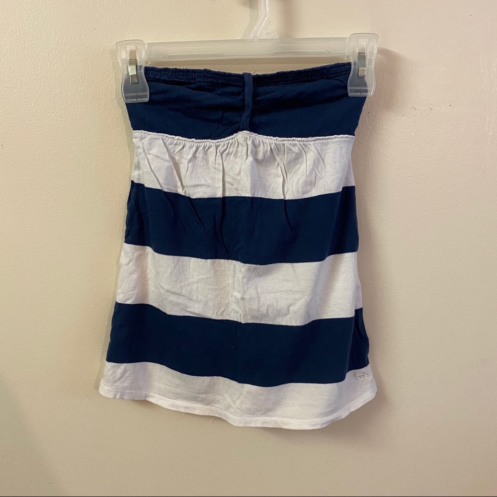 Abercrombie Kids Striped Strapless Babydoll Tank